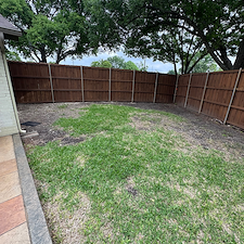 Full-Backyard-Artificial-Turf-Installation-with-Landscape-Rock-Border-in-Garland-TX 3